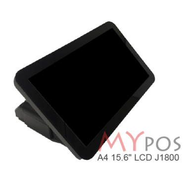 Сенсорный POS-компьютер моноблок MYPOS A4  J1800, 15.6" LCD, RAM 4GB, SSD 120GB, 6 USB, 2 RS232, VGA, HDMI