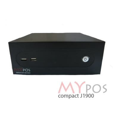 myPOS compact  J1900, RAM 4Gb, SSD 120GB, 6 USB, 2 COM, без ОС